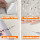 Papel De Parede Adesivo Lavavel Marmore Botticino Creme 500x6