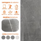 Papel De Parede Adesivo Lavavel Marmore Cimento Grafite