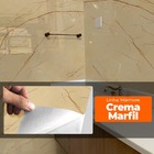 Papel De Parede Adesivo Lavavel Marmore Crema Marfil 500x60cm
