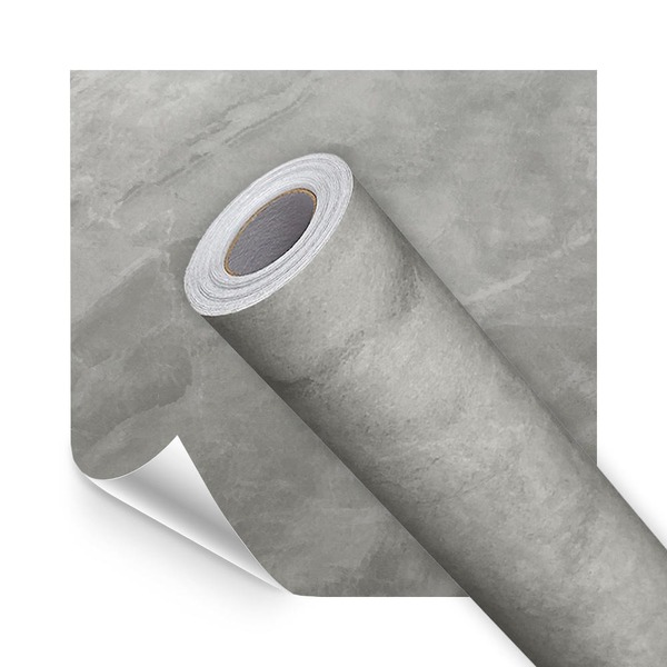 Papel De Parede Adesivo Lavavel Marmore Kronos Cinza