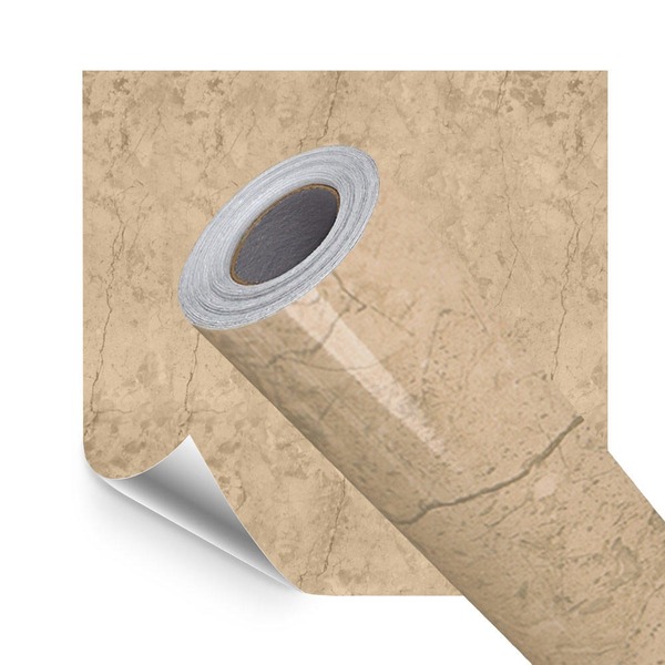 Papel De Parede Adesivo Lavavel Mármore Marrom Imperial