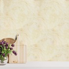 Papel De Parede Adesivo Lavavel Marmore Travertino Bege 500x6