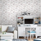 Papel De Parede Adesivo Lavável Marmorizado Branco 9m