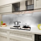 Papel De Parede Adesivo Lavavel Metalico Aço Escovado Prata