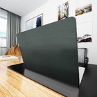 Papel De Parede Adesivo Lavavel Metalico Aço Escovado Verde