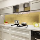 Papel De Parede Adesivo Lavavel Metalico Texturizado Ouro