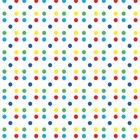 Papel De Parede Adesivo Lavável Mini Bolas Coloridas 6m