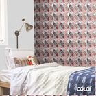 Papel De Parede Adesivo Lavável Mosaico Retrô 6m