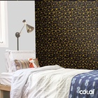 Papel De Parede Adesivo Lavável Óculos Fundo Preto 9m