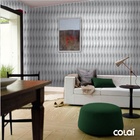 Papel De Parede Adesivo Lavável Ondas Cinzas Vertical 6m