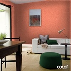 Papel De Parede Adesivo Lavável Ondas Rosê 6m