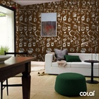 Papel De Parede Adesivo Lavável Orbes Coloridos 12m