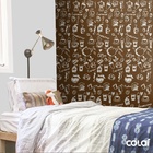 Papel De Parede Adesivo Lavável Orbes Coloridos 9m