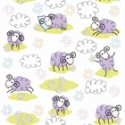 Papel De Parede Adesivo Lavável Ovelhas Alegres 18m