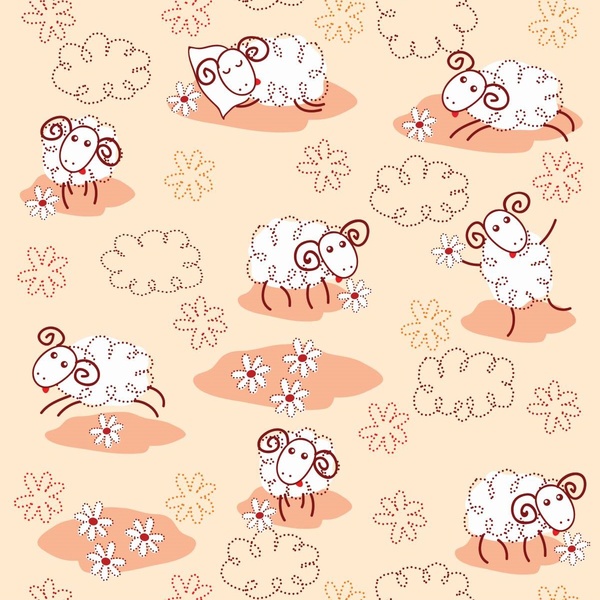 Papel De Parede Adesivo Lavável Ovelhinhas 15m