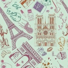 Papel De Parede Adesivo Lavável Paris Verde 12m