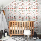 Papel De Parede Adesivo Lavável Parque 6m