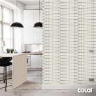 Papel De Parede Adesivo Lavável Pastilhas Acinzentadas 15m