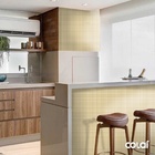 Papel De Parede Adesivo Lavável Pastilhas Beges 3m