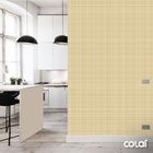 Papel De Parede Adesivo Lavável Pastilhas Beges 3m