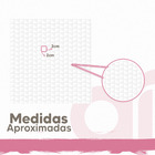 Papel De Parede Adesivo Lavável Pastilhas Branco Gelo 15m