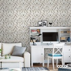 Papel De Parede Adesivo Lavável Pedra Alto Relevo 9m