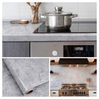 Papel De Parede Adesivo Lavavel Pedra Marmore Cinza Lagoa