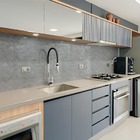 Papel De Parede Adesivo Lavavel Pedra Marmore Cinza Lagoa 500