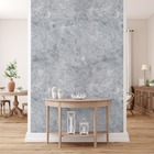 Papel De Parede Adesivo Lavavel Pedra Marmore Cinza Oceano