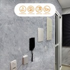 Papel De Parede Adesivo Lavavel Pedra Marmore Cinza Oceano 50