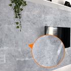 Papel De Parede Adesivo Lavavel Pedra Marmore Cinza Oceano 50