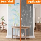 Papel De Parede Adesivo Lavavel Pedra Marmore Cinza Win