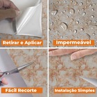 Papel De Parede Adesivo Lavavel Pedra Marmore Profundo