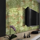 Papel De Parede Adesivo Lavavel Pedra Ônix Verde 60x500cm