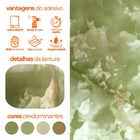 Papel De Parede Adesivo Lavavel Pedra Ônix Verde 60x500cm