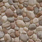 Papel De Parede Adesivo Lavável Pedra Ovo De Pato Fria 18m