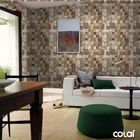 Papel De Parede Adesivo Lavável Pedra Quadrada Mármore 9m