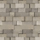 Papel De Parede Adesivo Lavável Pedra Rústica Cinza 3d 18m