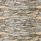 Papel De Parede Adesivo Lavável Pedra Rústico Bege  12m