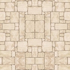 Papel De Parede Adesivo Lavável Pedra Vinículo Bege 6m