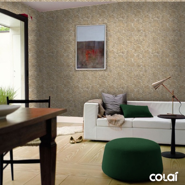 Papel De Parede Adesivo Lavável Pedras 3d Rústicas 15m