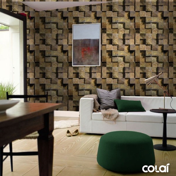 Papel De Parede Adesivo Lavável Pedras Rústicas 3d 18m