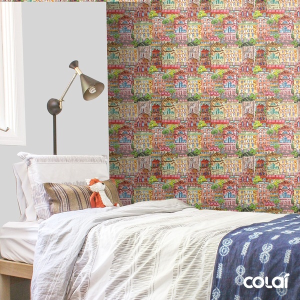 Papel De Parede Adesivo Lavável Pelourinho 15m