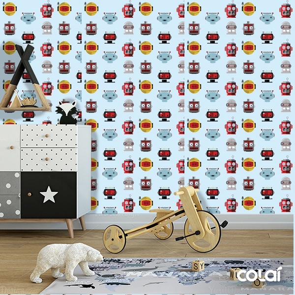 Papel De Parede Adesivo Lavável Picos  Verdes