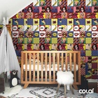 Papel De Parede Adesivo Lavável Pin Up Quadros Anos 90 6m