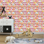 Papel De Parede Adesivo Lavável Prateleira De Livros 18m