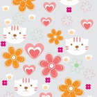 Papel De Parede Adesivo Lavável Primavera Fundo Cinza 12m