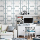 Papel De Parede Adesivo Lavável Quadra 12m