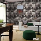 Papel De Parede Adesivo Lavável Quadrados Listrados 18m