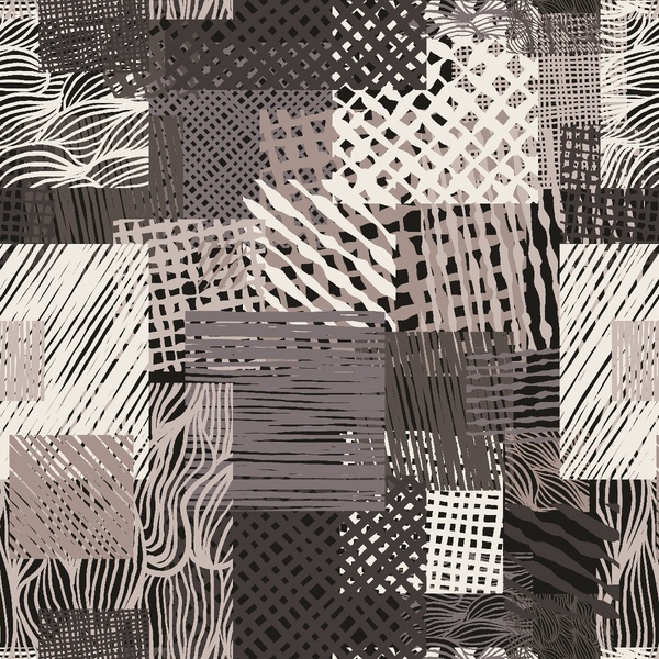 Papel De Parede Adesivo Lavável Quadrados Listrados 6m